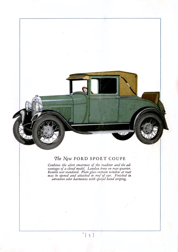 1928 Ford Brochure Page 4